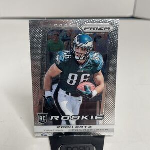 ZACH ERTZ (Philadelphia Eagles) 2013 PANINI PRIZM ROOKIE CARD #300